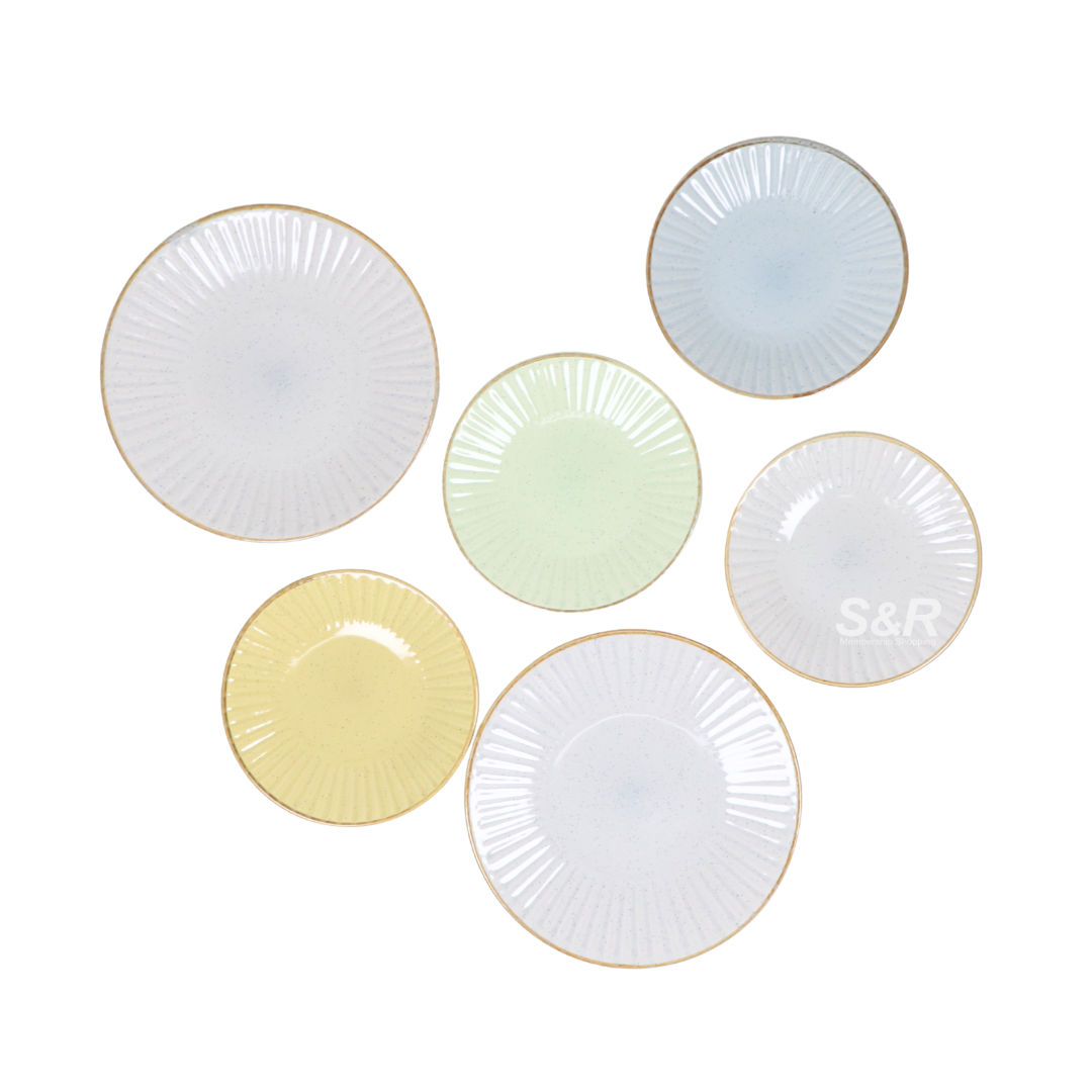 Over & Back 6-piece Salad Plate Set